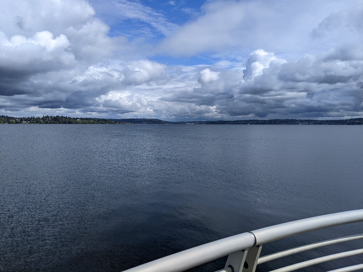 The 520 bridge view